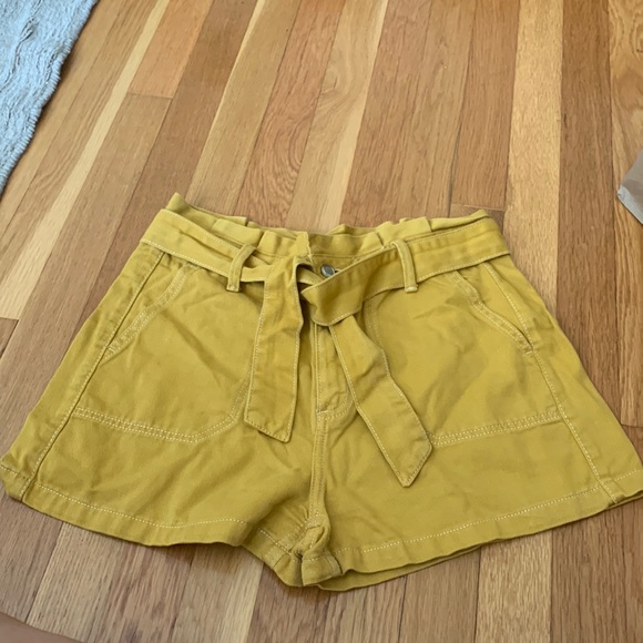 Costume Mustard Yellow Shorts - Picture 1 of 4